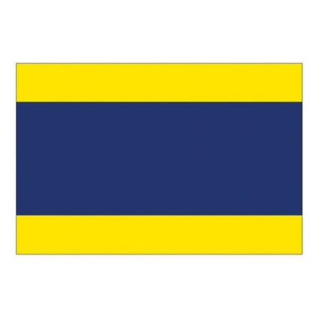 Flag International Code Signal D (30 x 45cm) - PROTEUS MARINE STORE