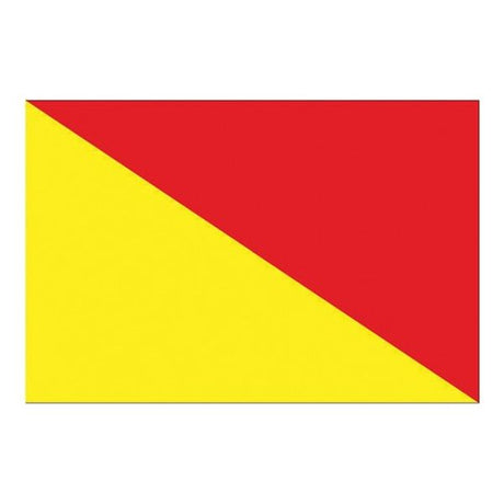 Flag International Code Signal O (30 x 45cm) - PROTEUS MARINE STORE