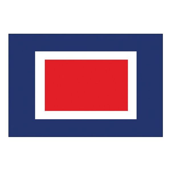 Flag International Code Signal W (30 x 45cm) - PROTEUS MARINE STORE