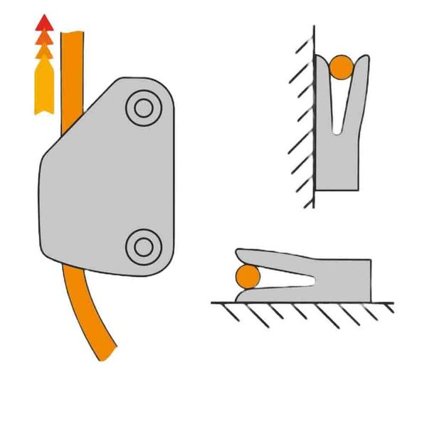 Clamcleat 6-10mm Side Mount Port Black - PROTEUS MARINE STORE