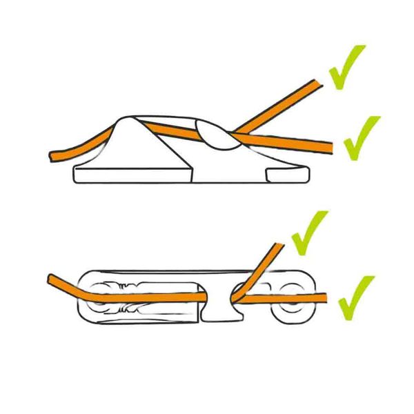 Clamcleat 3-6mm Side Starboard Silver Aluminium (82mm Long) - PROTEUS MARINE STORE