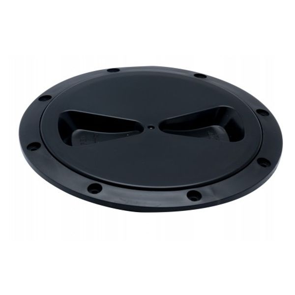 RWO Screw Inspection Cover 150mm Black (with Seal) - PROTEUS MARINE STORE