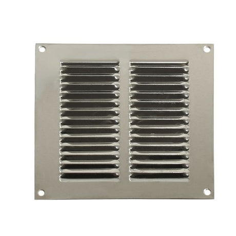 AG Return Air Grill Vent Polished 430 Stainless Steel 6" x 6" - PROTEUS MARINE STORE