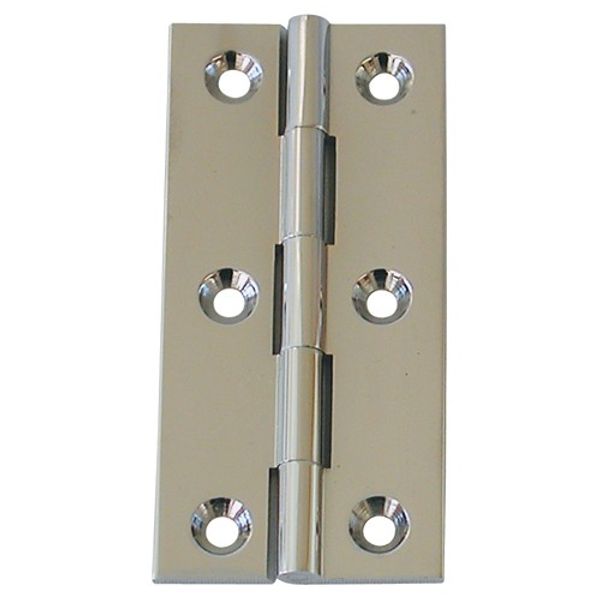 AG Chromed Brass Butt Hinge 2" x 7/8" - PROTEUS MARINE STORE