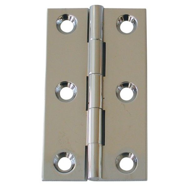 AG Chromed Brass Butt Hinge 1-1/2" x 7/8" (Each) - PROTEUS MARINE STORE