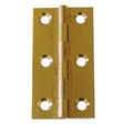 AG Budget Brass Butt Hinge Polished 2-1/2" x 1-3/8" - PROTEUS MARINE STORE