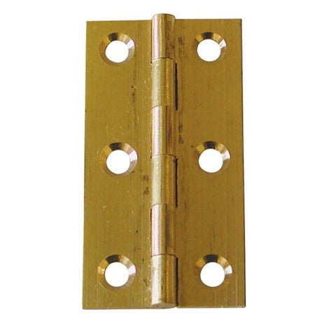 AG Budget Brass Butt Hinge Polished 2-1/2" x 1-3/8" - PROTEUS MARINE STORE