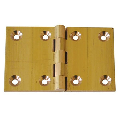 AG Brass Back Flap Hinge Polished 2-1/2" x 4" (Each) - PROTEUS MARINE STORE