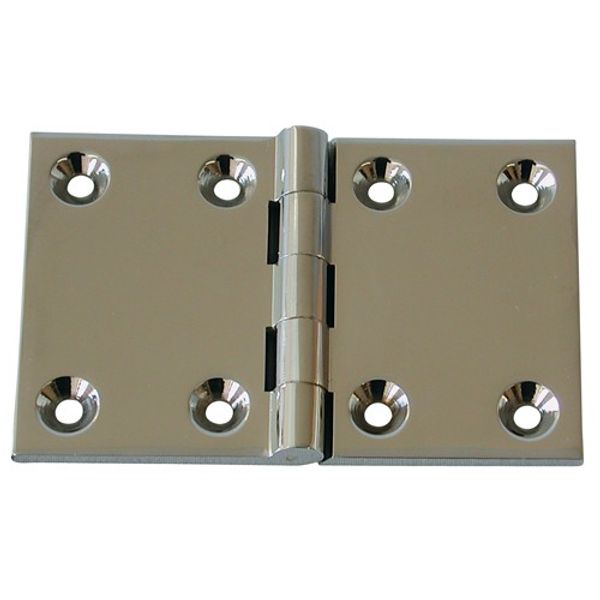 AG Chromed Back Flap Hinge 2" x 3" (Each) - PROTEUS MARINE STORE