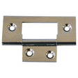 AG Chromed Brass Flush Hinge 2" x 3/4" (Each) - PROTEUS MARINE STORE