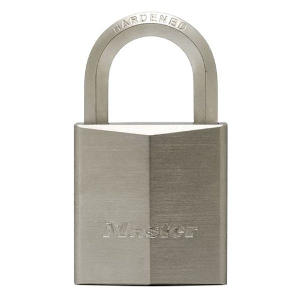 Masterlock Padlock Brass 40mm Hex Steel Shackle - PROTEUS MARINE STORE