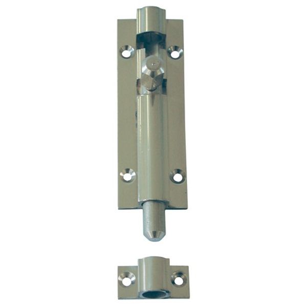 AG Barrel Bolt Straight 3" Chromed Brass - PROTEUS MARINE STORE