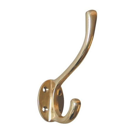 AG Hook Hat & Coat Brass - PROTEUS MARINE STORE