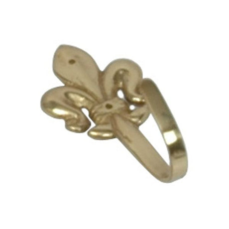 AG Hook Curtain Fleur De Lys Chromed Brass - PROTEUS MARINE STORE