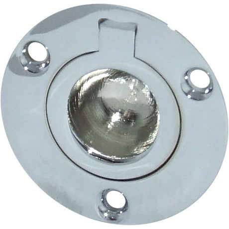AG Chromed Brass Flush Ring 1-3/4" Diameter - PROTEUS MARINE STORE