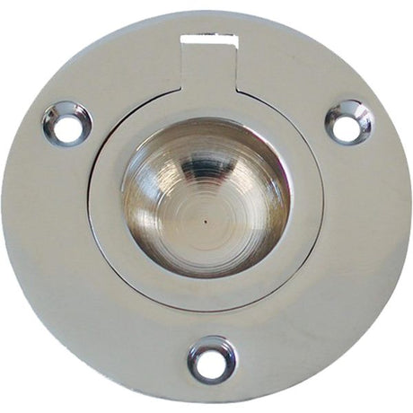 AG Chromed Brass Flush Ring 2" Diameter - PROTEUS MARINE STORE