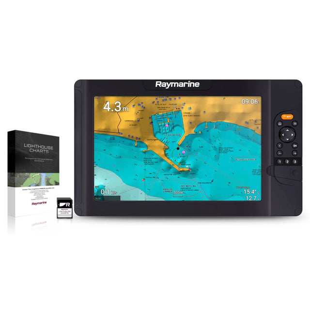 Raymarine Element 12S Display & Western European Lighthouse Chart - PROTEUS MARINE STORE