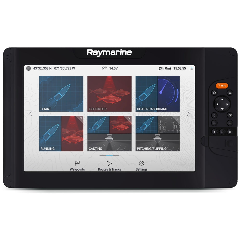 Raymarine Element 12HV Display, HV100+ TDX & Western Europe Chart - PROTEUS MARINE STORE