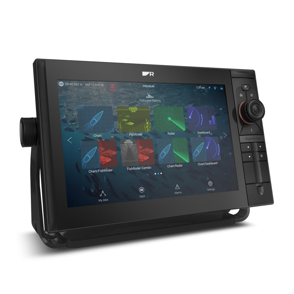 Raymarine Axiom2 Pro 12 RVM Display & Western Europe Lighthouse Chart - PROTEUS MARINE STORE