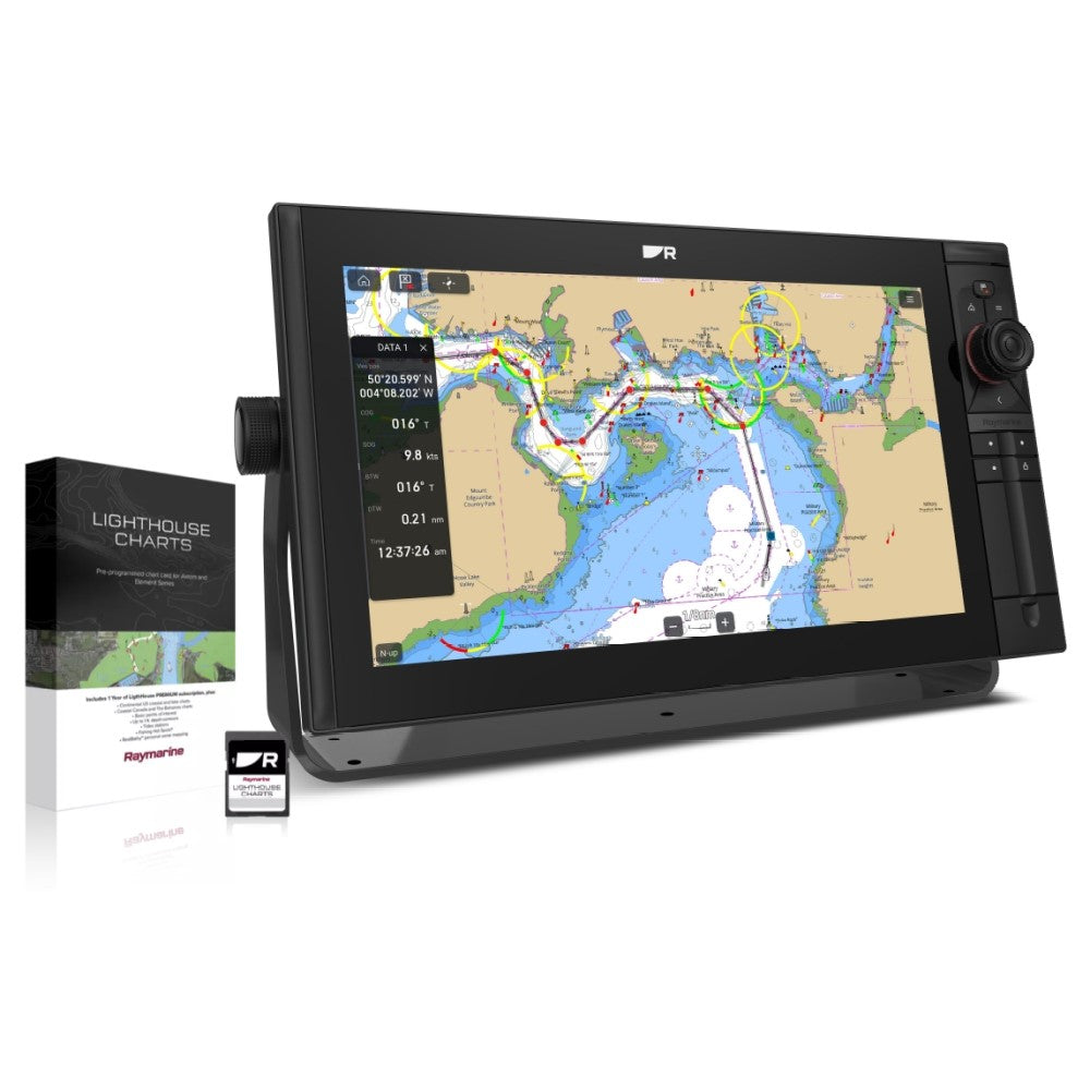 Raymarine Axiom2 Pro 16 S Display & Western European Lighthouse Chart - PROTEUS MARINE STORE