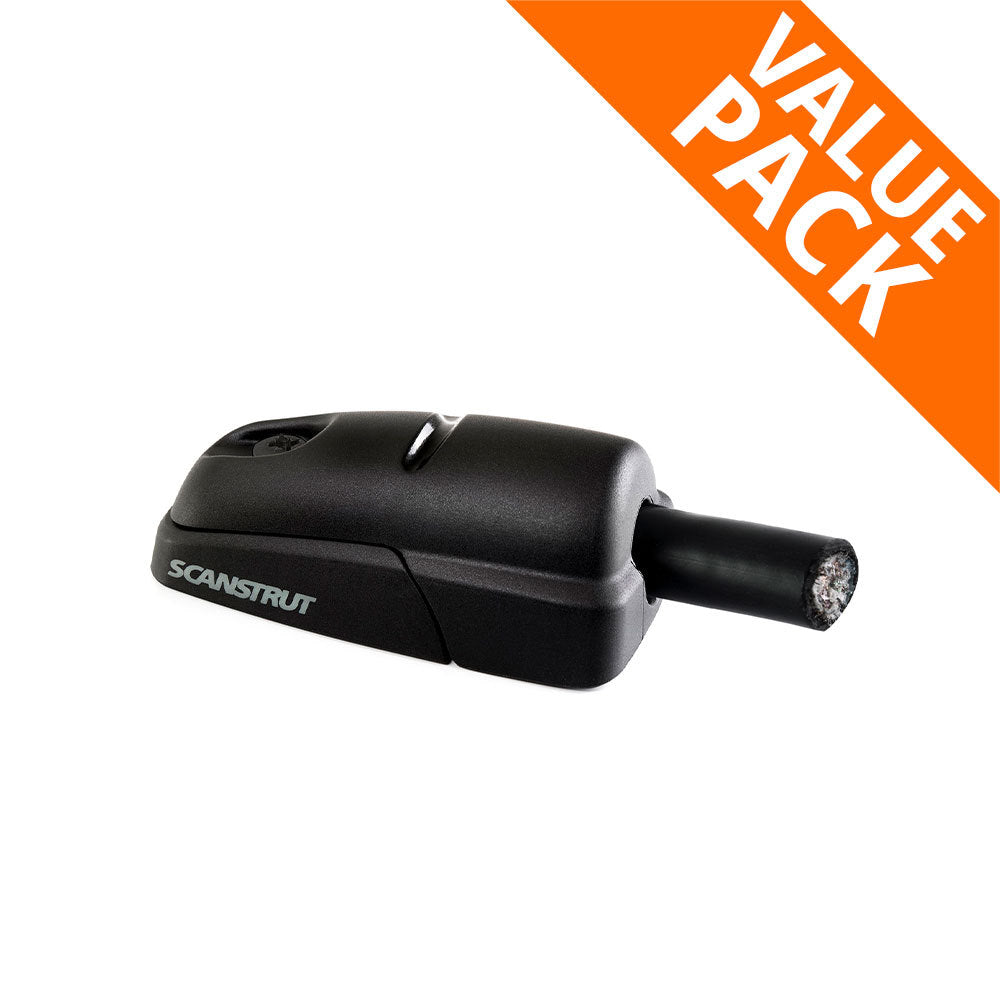 Scanstrut DS-H10-BLK Black Horizontal Cable Seal 6-10mm OEM 10 Pack - PROTEUS MARINE STORE