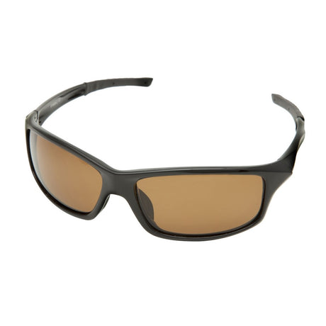 Snowbee Prestige Streamfisher Sunglasses - Gloss Black / Amber - PROTEUS MARINE STORE