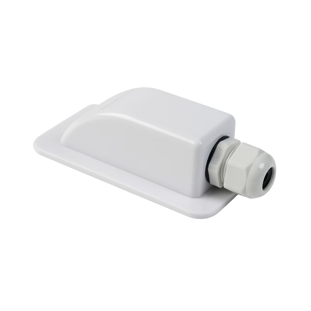 Solar Technology Waterproof Single Entry Gland - White - PROTEUS MARINE STORE