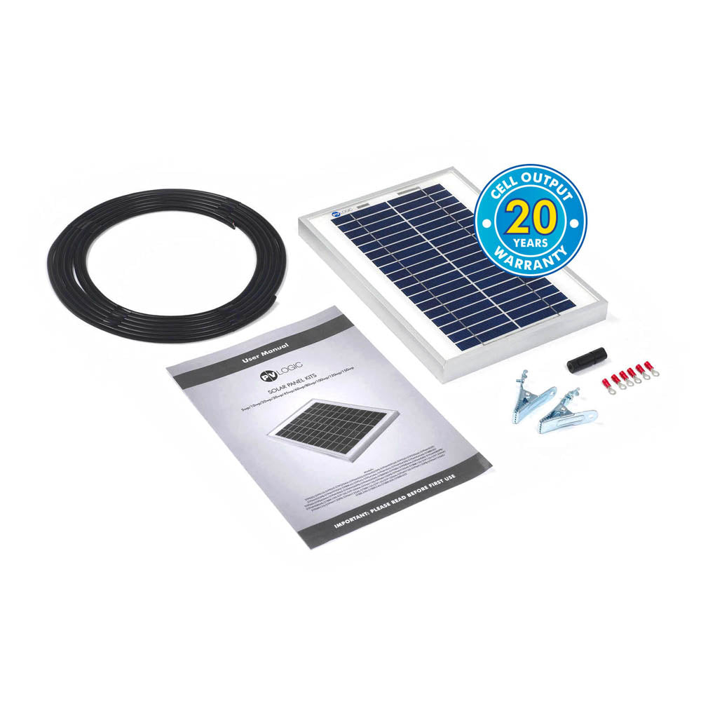 Solar Technology 5W Rigid Solar Panel Kit - PROTEUS MARINE STORE