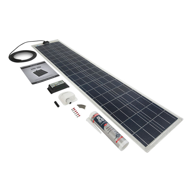 Solar Technology 60W Flexi Solar Panel & Roof/Deck Top Kit - PROTEUS MARINE STORE