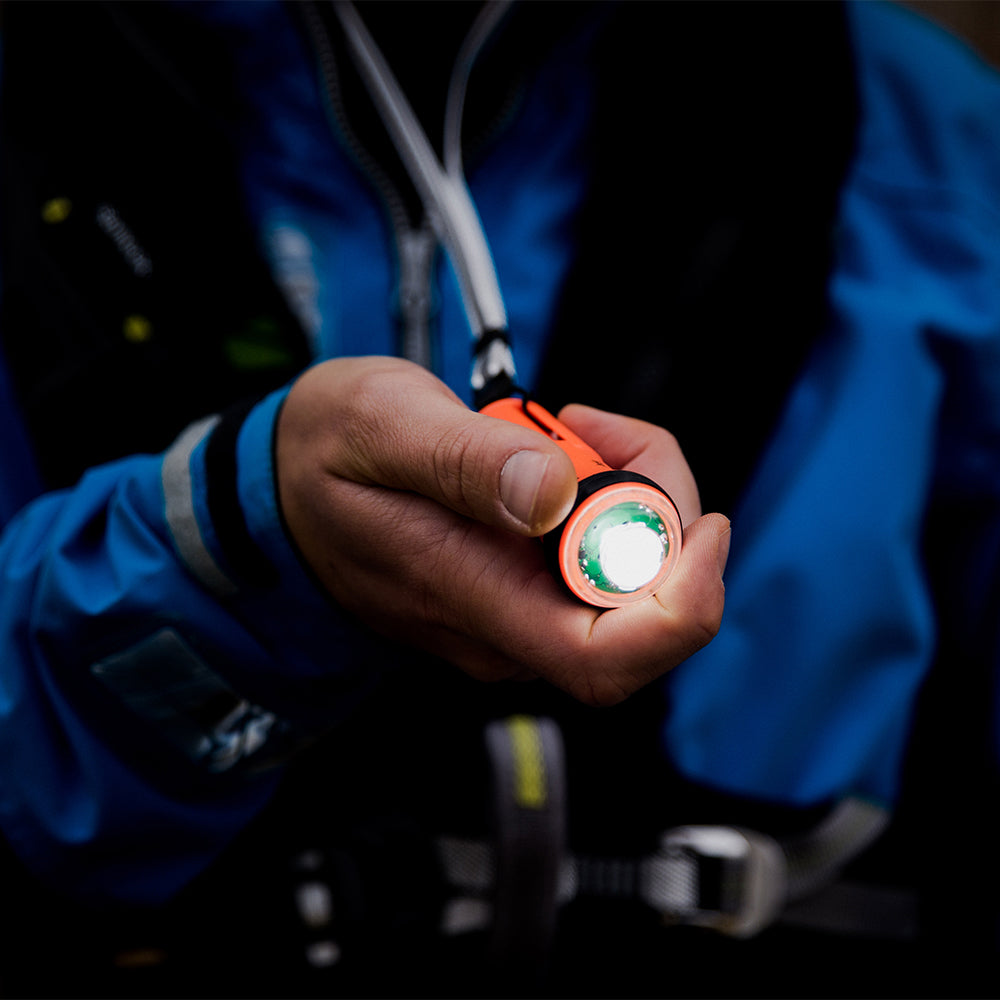 Exposure Float-On Torch with MOB Strobe - 120 Lumen - PROTEUS MARINE STORE