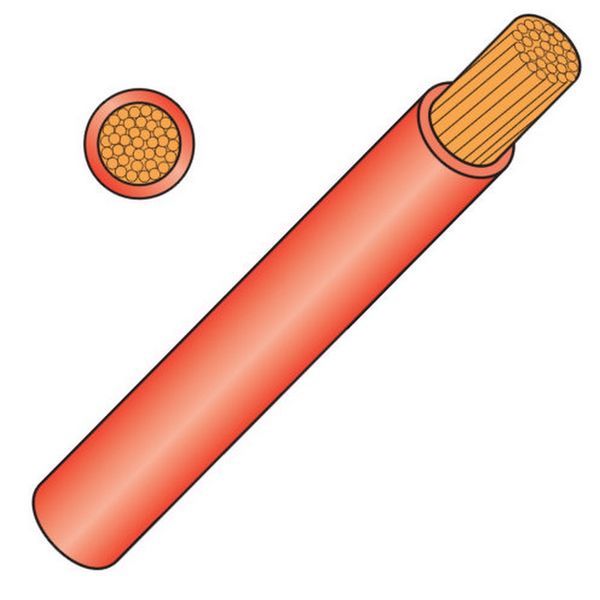 AMC 1 Core TW Cable 35/0.30 2.5mm2 50m Red - PROTEUS MARINE STORE