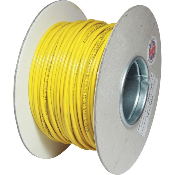 Oceanflex 1 Core Tinned Cable 35/0.30 2.5mm2 50m Yellow - PROTEUS MARINE STORE