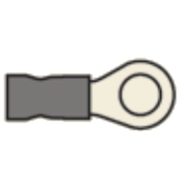 AMC Heat Shrink Terminal Loop 5.3mm Blue (50) - PROTEUS MARINE STORE