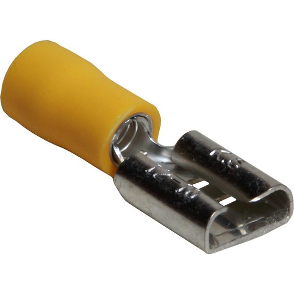 AMC Terminal Female Spade 9.5mm Yellow (50) - PROTEUS MARINE STORE