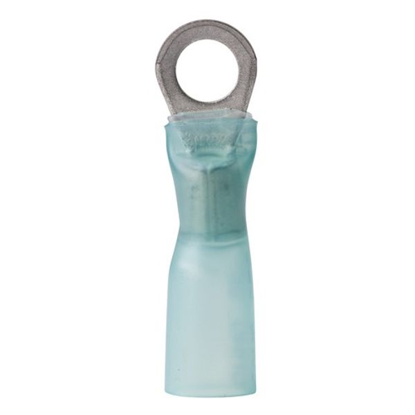 Ancor Heat Shrink Terminal Loop #10 Blue 16-14 AWG (25) - PROTEUS MARINE STORE