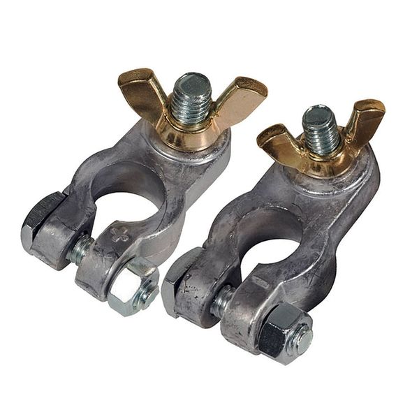 Ancor Battery Terminals Lead Neg & Positive Wing Nut (Pair) - PROTEUS MARINE STORE