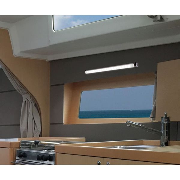 Quick Syria Velvet 15 S Adj. Bar Light Chrome 150mm 12V 1.5W Warm LED - PROTEUS MARINE STORE