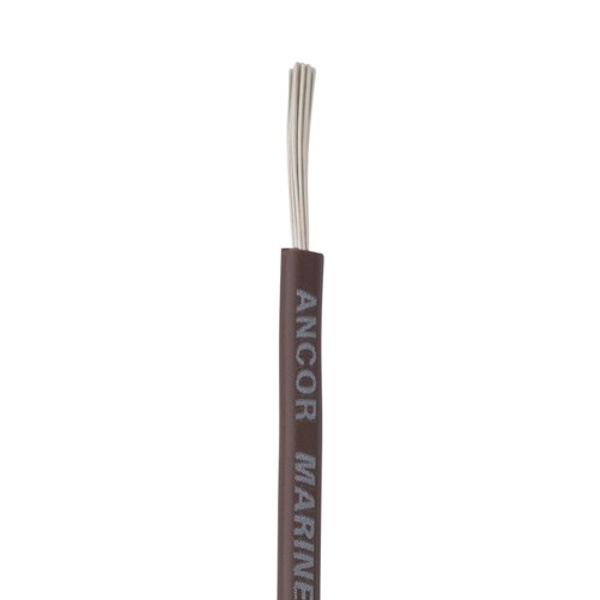 Ancor Tin Cable 1 Core 30m/100 Brown 12 AWG - PROTEUS MARINE STORE