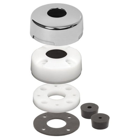 Blue Sea CableClam 0.625" Stainless Steel Cover Pre-Drilled - PROTEUS MARINE STORE