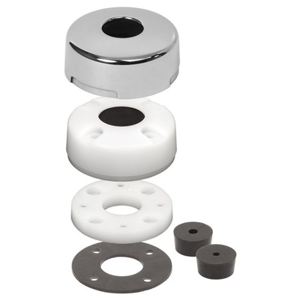 Blue Sea CableClam 0.625" Stainless Steel Cover Pre-Drilled - PROTEUS MARINE STORE