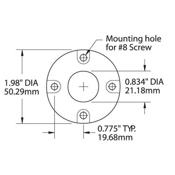 Blue Sea CableClam 0.825" - PROTEUS MARINE STORE