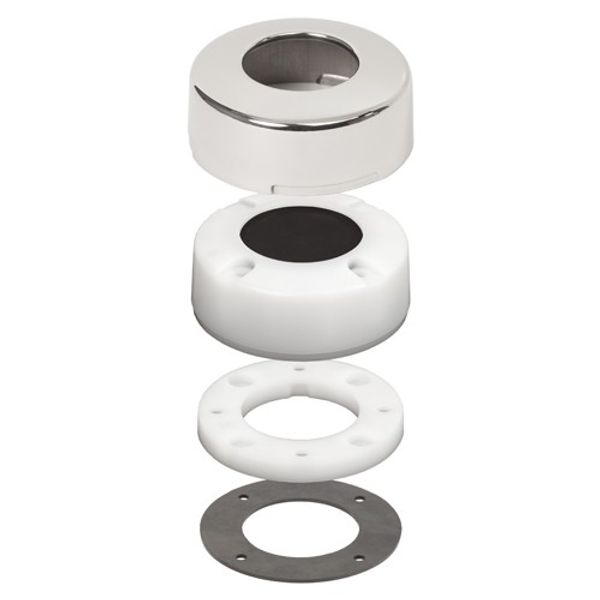 Blue Sea CableClam 1.385" Stainless Steel Cover Pre-Drilled - PROTEUS MARINE STORE