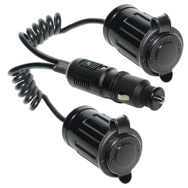 Blue Sea 12V DC Plug + Dual Ext Socket - PROTEUS MARINE STORE