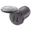 Blue Sea 12/24V 2 USB Charger Socket Mount - PROTEUS MARINE STORE