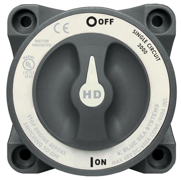 Blue Sea Heavy Duty Battery Switch On/Off 600A (Each) - PROTEUS MARINE STORE