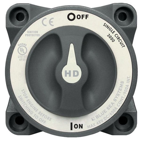 Blue Sea Heavy Duty Battery Switch On/Off 600A (Each) - PROTEUS MARINE STORE