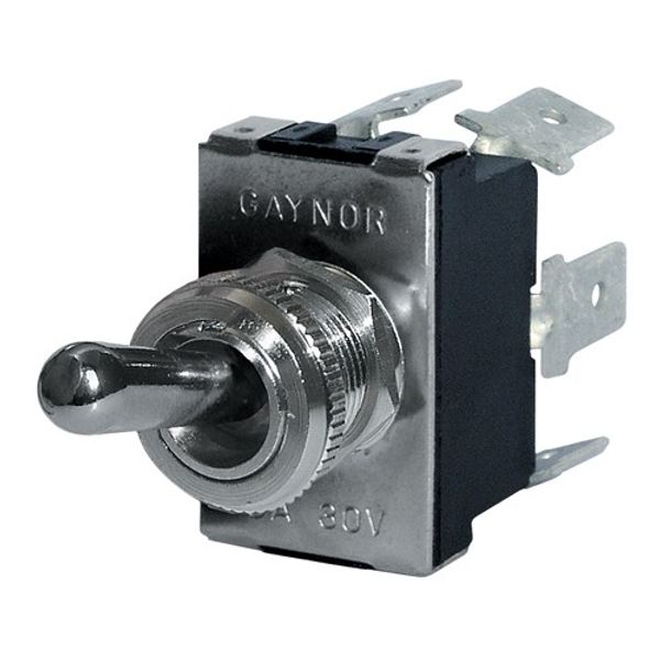 Blue Sea W/Deck Toggle Switch D/Pole On-Off-On - PROTEUS MARINE STORE