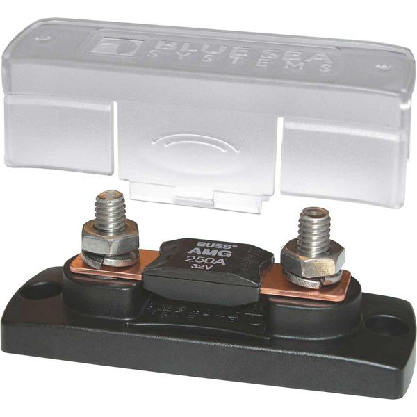 Blue Sea Mega/AMG Fuse Block 100-300A with Cover - PROTEUS MARINE STORE