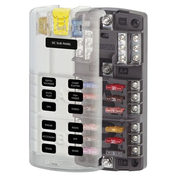 Blue Sea ATC Blade Split Bus Fuse Block - PROTEUS MARINE STORE