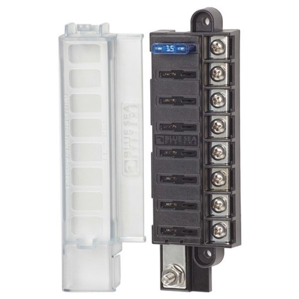 Blue Sea ST Blade Compact Fuse Block 8 Circuit - PROTEUS MARINE STORE